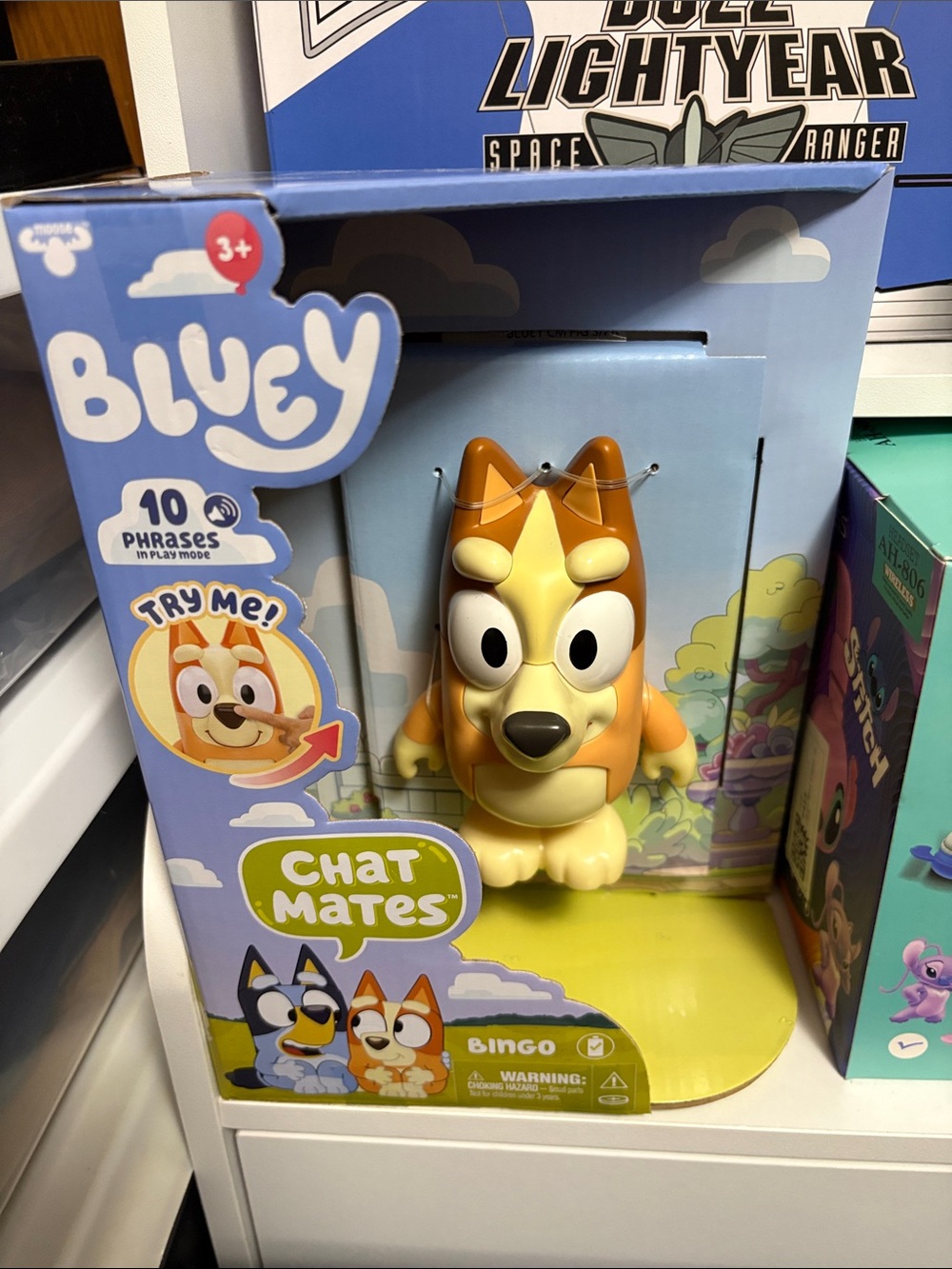 Bluey Chat Mates Bingo Talking Toy - Orange